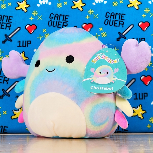Squishmallow Christabel the Crab 7" UltraSoft Stuffed Sealife Squad Toy Plush - Picture 5 of 11